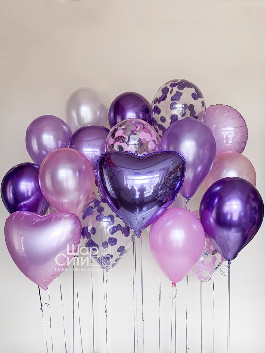 Фиолетово розовые шары. Сиреневые шары воздушные. Розовые и фиолетовые шарики. Фиолетовый шарик. Фиолетовые шары.
